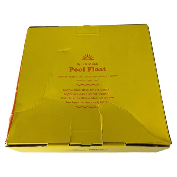 Sun Squad Toys Sun Squad Boxer Donut Inflatable Pool Float Nib Poshmark